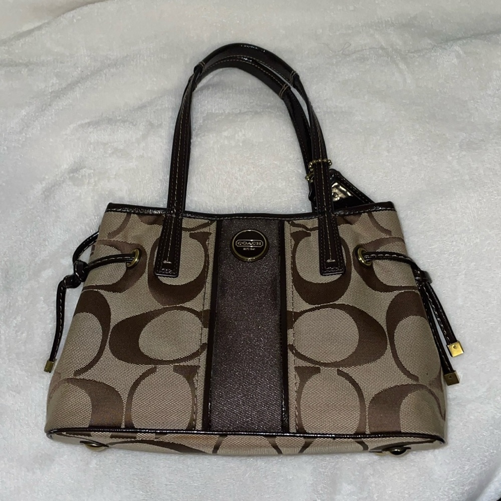 Coach Signature Brown Tote Bag